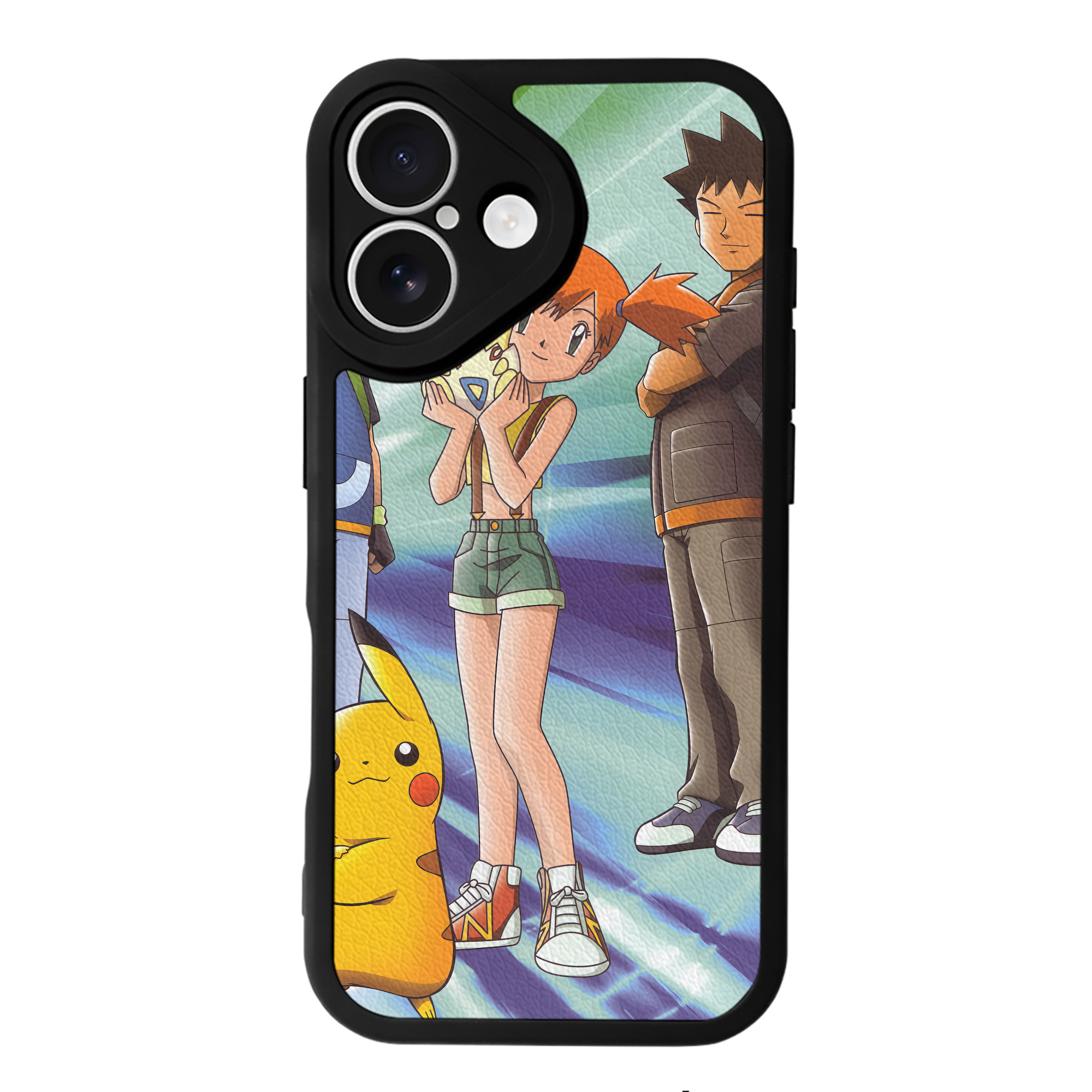 （画像用） ポケットモンスター Pokémon 【iPhone 16シリーズ対応】シリコンスマホケース（レザー調） 材質：シリコン